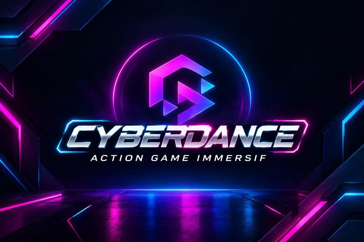 CyberDance 生日邀请函 — 正面